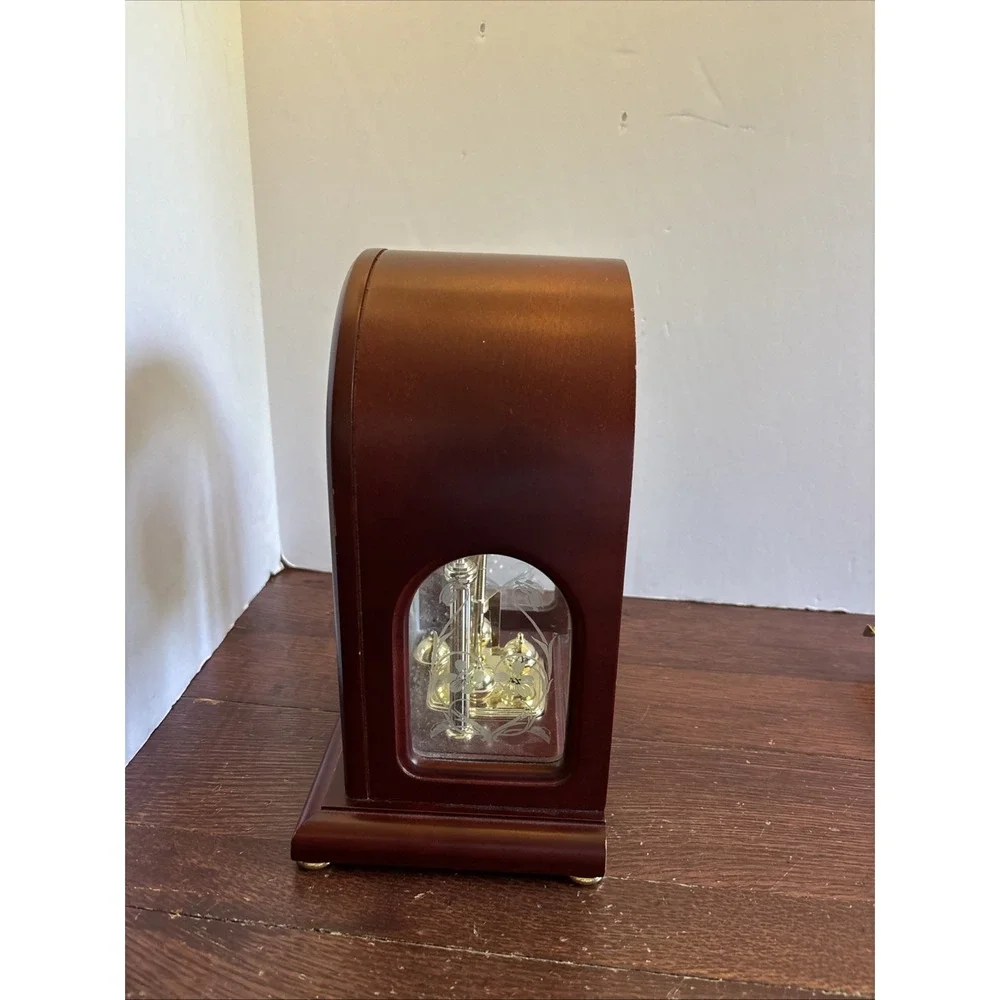 Collector's Seiko Rotary Pendulum Mantel Clock‎ QXG333BL Keeps Time - Parts